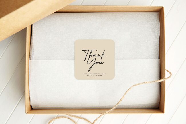Stickers for packaging