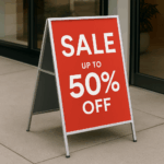 Corflute A Frame Signs