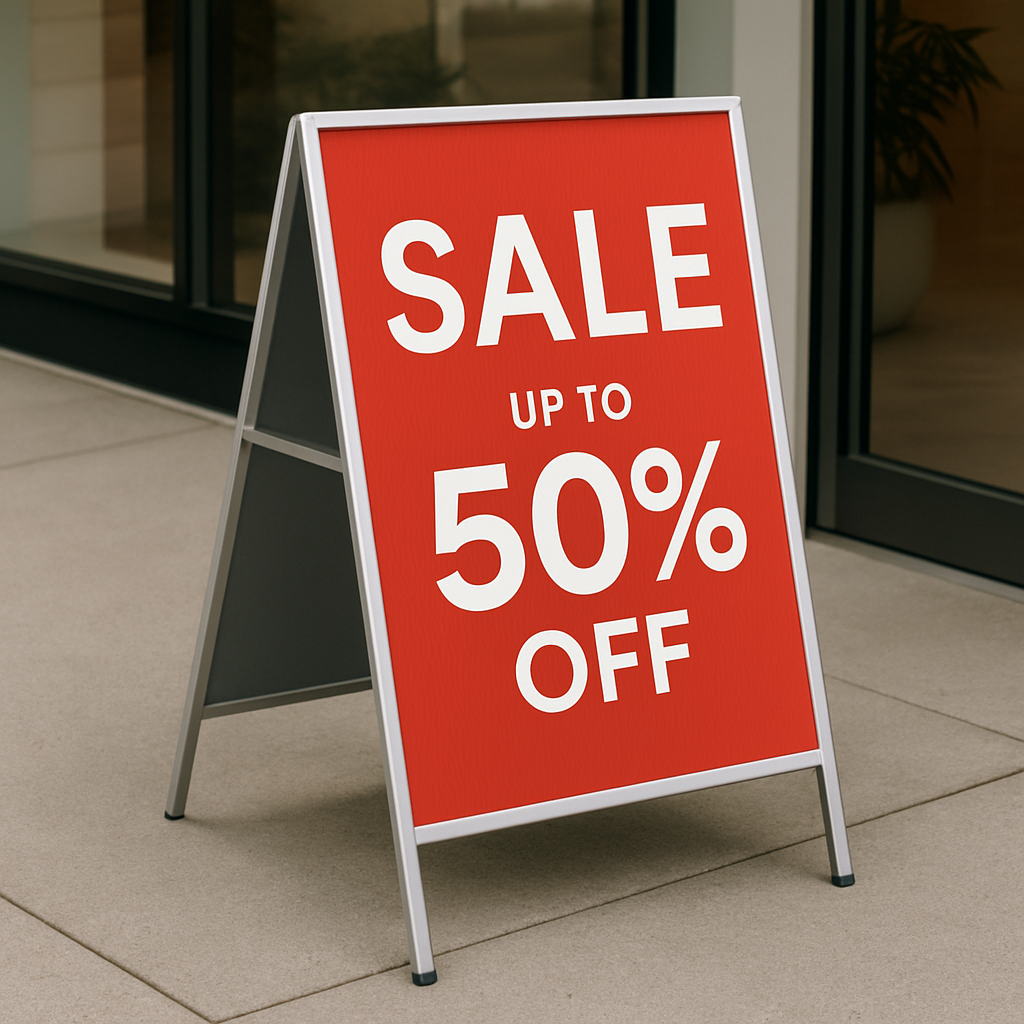 Corflute A Frame Signs