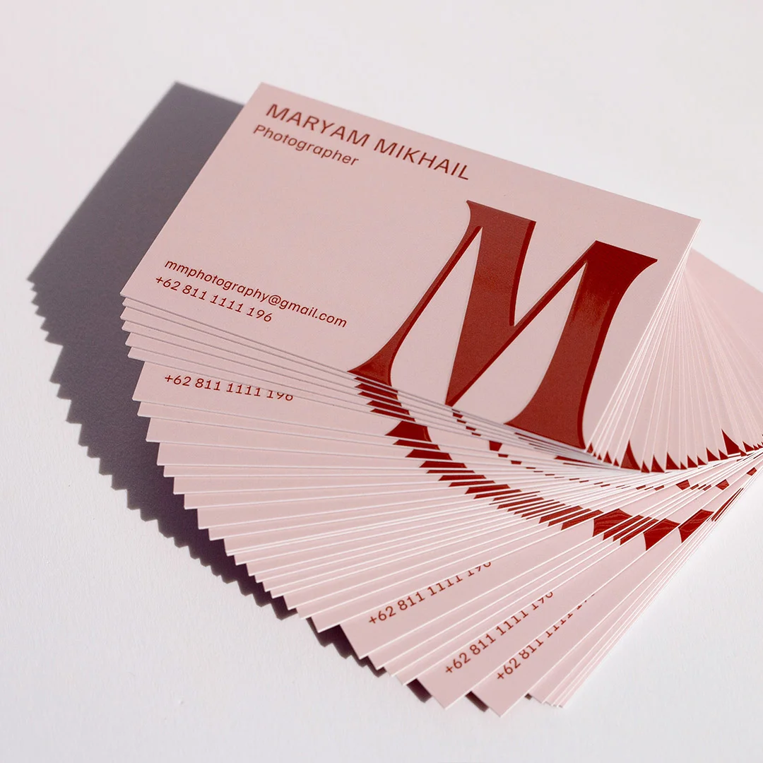Scodix embossed custom business cards