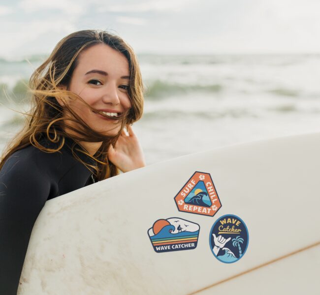 Waterproof stickers