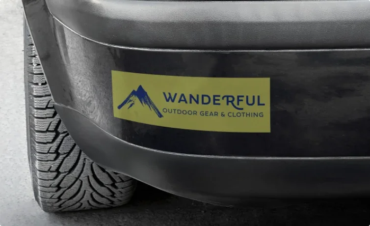 White gloss removable sticker suitable for window and retail display