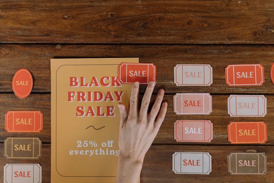 Printed promotional flyers arranged on a table
