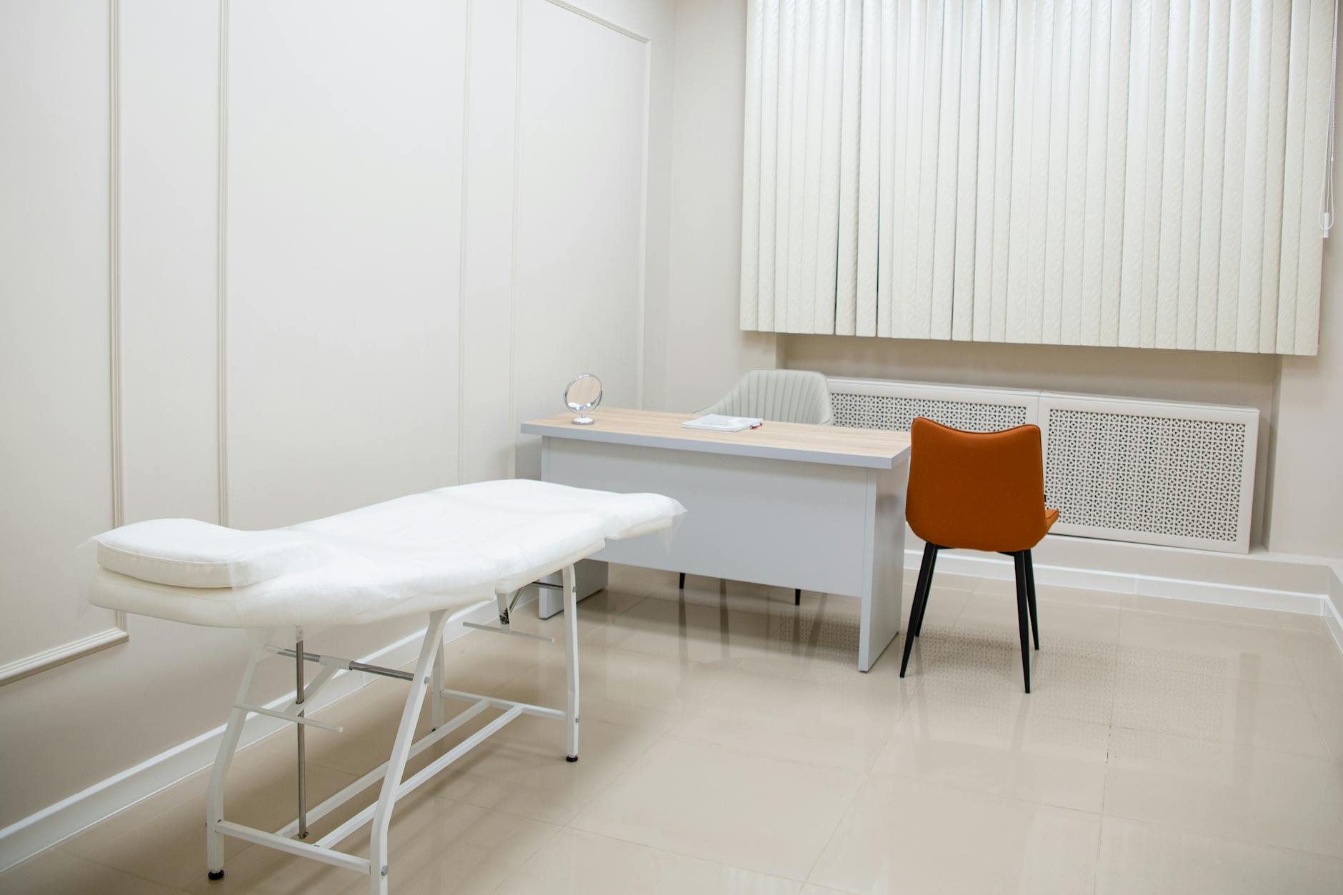 a clean consultation room in a medical clinic