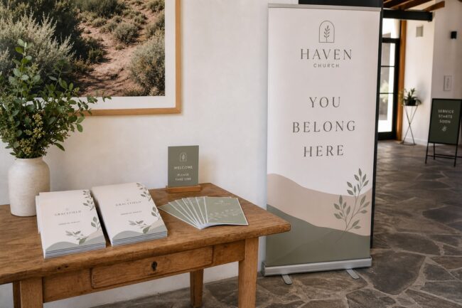 The Church and Community Group Print Kit: Programs, Banners and Event Collateral