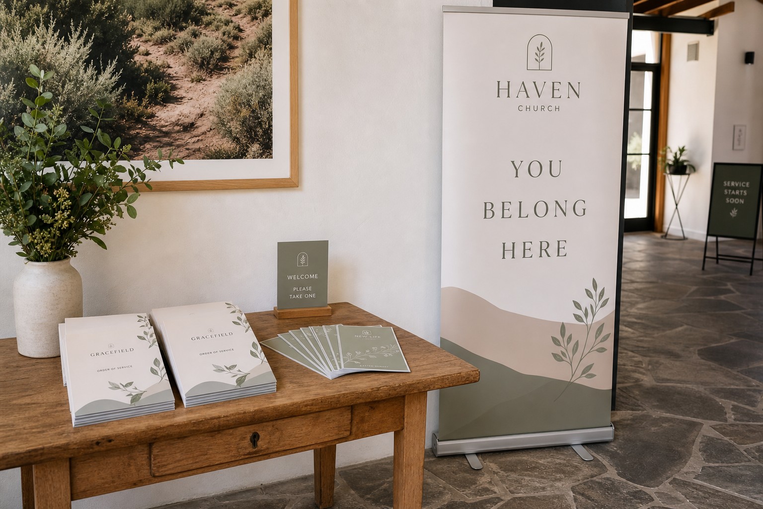 The Church and Community Group Print Kit: Programs, Banners and Event Collateral