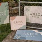Four outdoor sign materials · corflute, foam PVC, vinyl mesh and vinyl banner · full-colour print · matte outdoor finish · compared for Australian UV lifespan