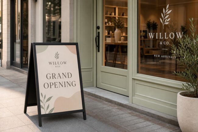 The Retail Boutique Opening Print Kit: Window Graphics, POS Displays and Launch Collateral