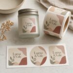 Square, oval and rounded-corner labels · paper and vinyl stocks · full-colour digital print · matte and gloss laminate