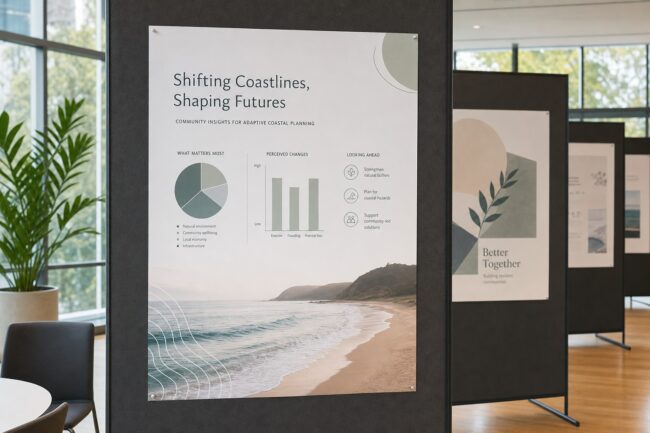 A0 research poster · Paper stock · Matte finish · Academic conference display