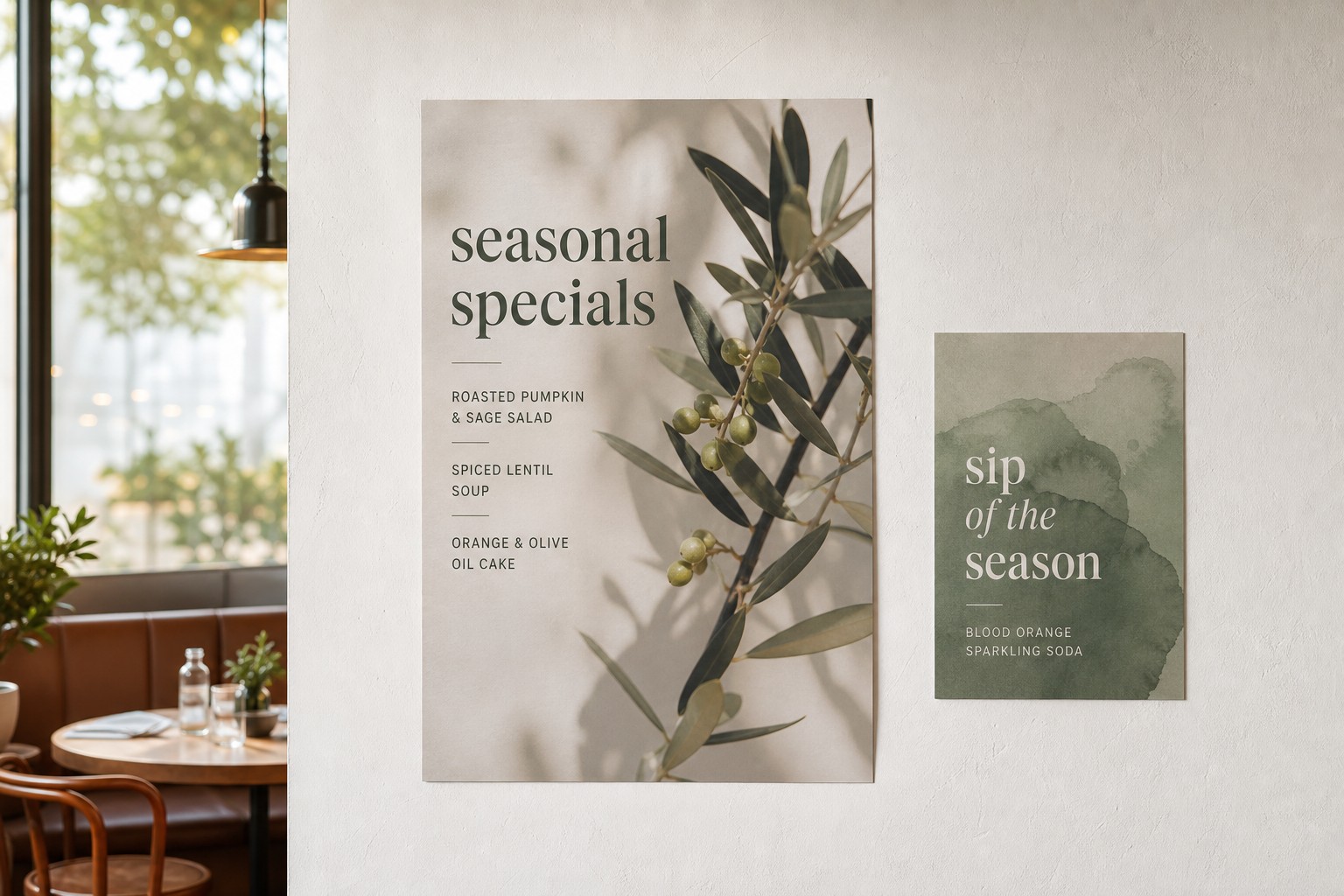 A2 poster · 200gsm synthetic · 420mm x 594mm portrait, displayed with A3 for scale reference