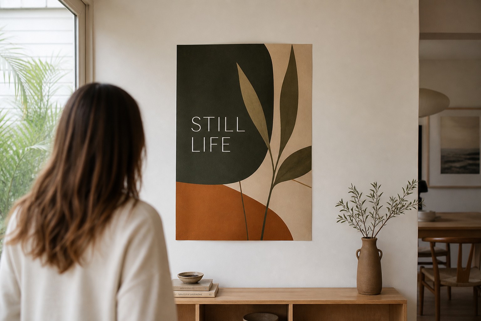 A1 poster · 200gsm synthetic stock · tear-resistant and water-resistant · wall display showing sharp typographic detail