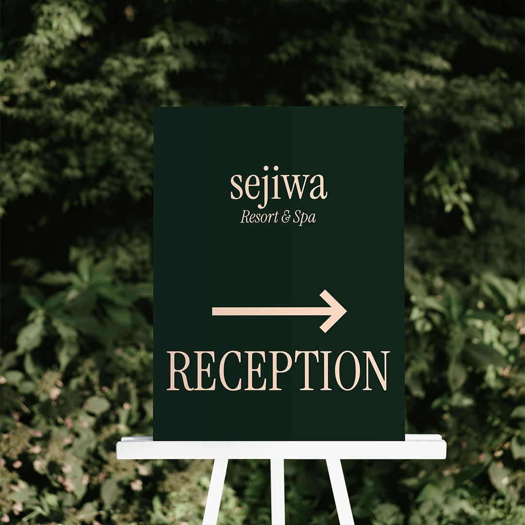 PVC wayfinding sign on a stand · TEKpvc Foamboard, 3 mm · UV direct print · one sided