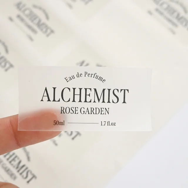 Clear Stickers printed by Paperlust Print Shop.