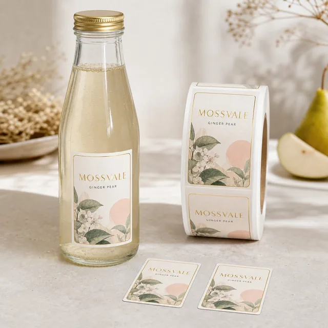Foil Labels printed by Paperlust Print Shop.