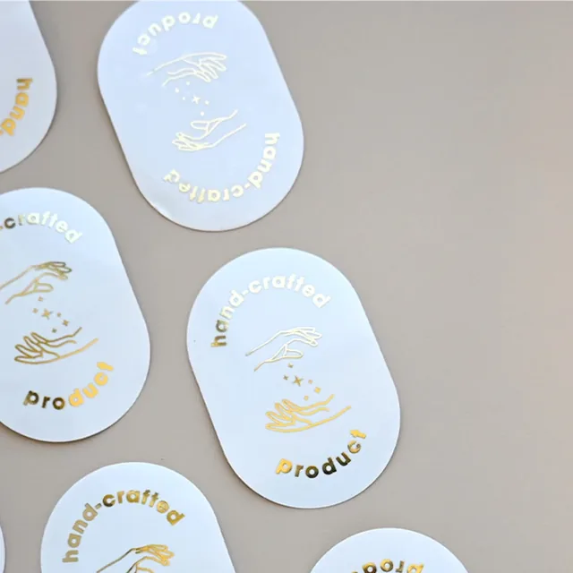 Foil Stickers printed by Paperlust Print Shop.