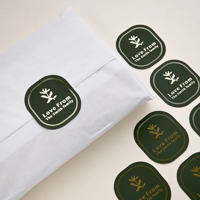 Foil Stickers printed by Paperlust Print Shop.