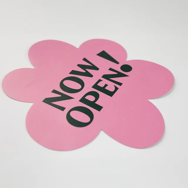 Large Format Stickers printed by Paperlust Print Shop.