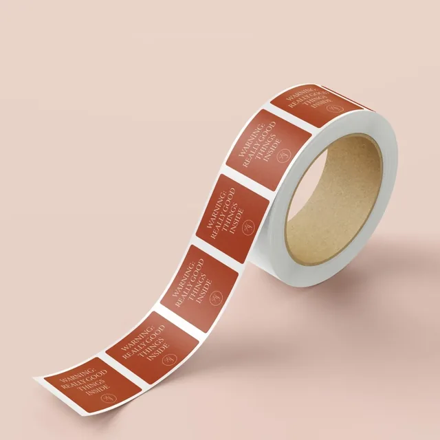Rounded Corner Labels printed by Paperlust Print Shop.