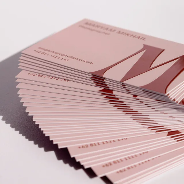 Scodix Business Cards printed by Paperlust Print Shop.