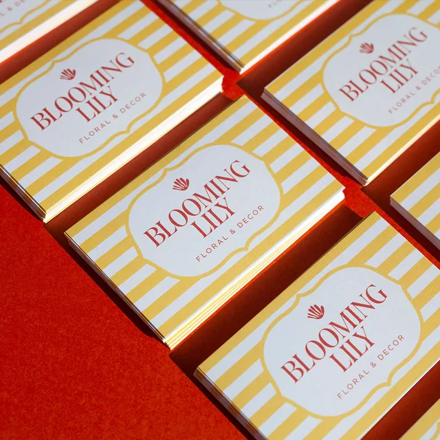 Standard Business Cards printed by Paperlust Print Shop.