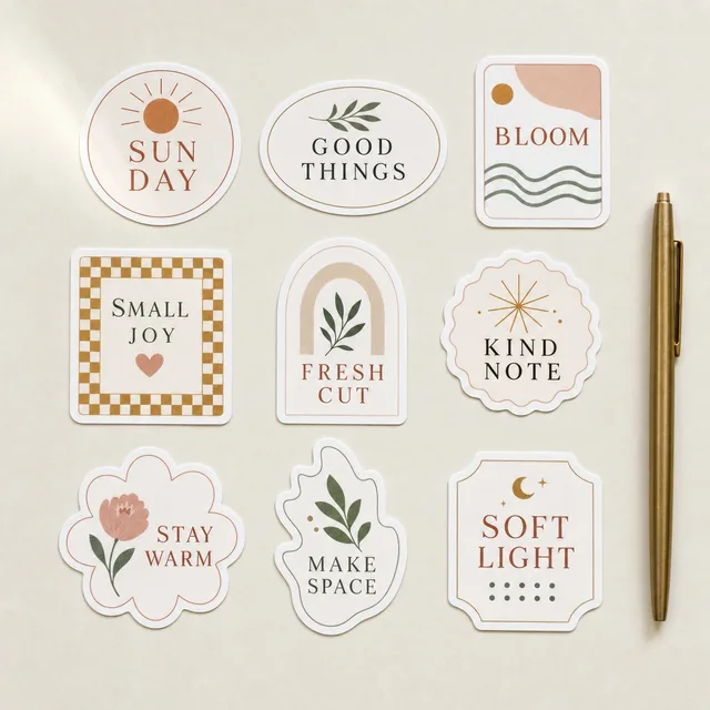 Vinyl Stickers printed by Paperlust Print Shop.